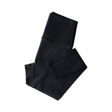 Imagem de Leggings Térmicas Femininas De Cintura Alta Com Forro De Lã Para Yoga 