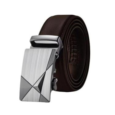 Imagem de Cinto Masculino Automático OEM material sintético 3 e 5cm Preto Marrom