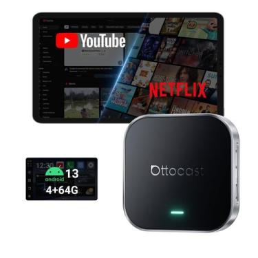 Imagem de Caixa de Streaming para Carro OTTOCAST E2 Android 13 CarPlay Sem Fio
