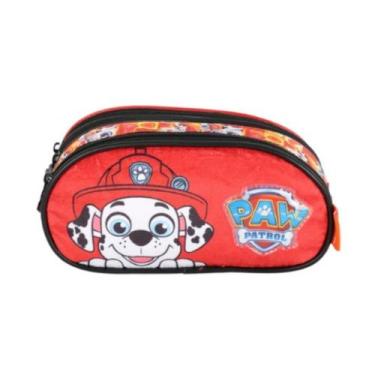 Imagem de Estojo Escolar Infantil Triplo Luxcel Patrulha Canina Cor: Marshall, M