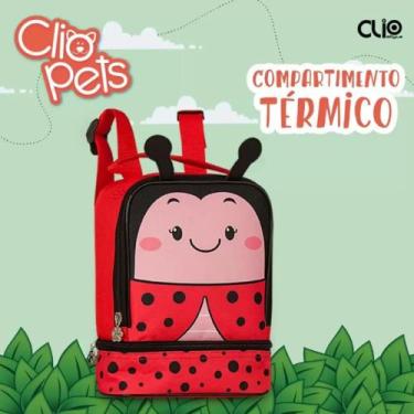 Imagem de Lancheira Térmica Escolar Infantil Pets Selva - Clio, Joaninha
