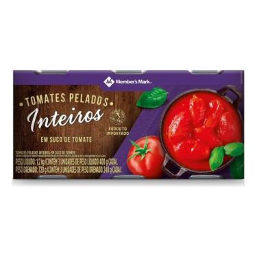 Imagem de Molho De Tomates Pelados Inteiros - Itália Kit 3unds 400g - Member's M