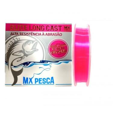 Imagem de Linha Monofilamento Elite Long Cast Rosa 300m 0,25 - mx pesca