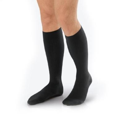 Imagem de Meia de Compressão Jobst Formen 20-30 mmHg, Preto, Pequeno