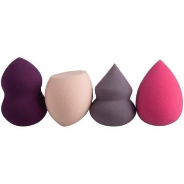 Imagem de Esponja de Maquiagem Lanossi Mini Gota - LS5007 4 Unidades