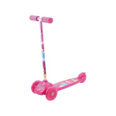 Imagem de Patinete Infantil Rosa Personalizado Com 3 Rodas Lotus