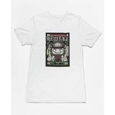 Imagem de Camiseta Poster Pop Style Inspiração BEETLEJUICE Estampa DTF 100% Algo