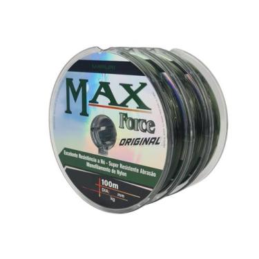 Imagem de Kit Linha Monofilamento Maruri Max Force Original Verde 0,20mm 10lbs/4