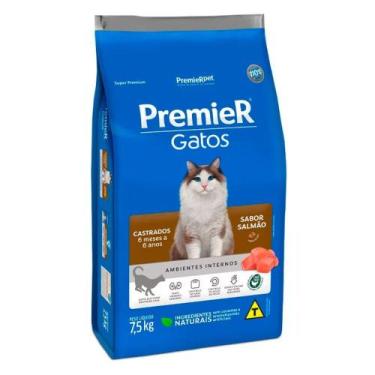 Imagem de Ração Premier Gatos Ambientes Internos Adultos Castrados de até 7 Anos