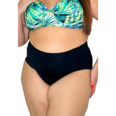 Imagem de Calcinha de Biquíni Cintura Alta Fio Duplo Normal/Plus Size - Penelópe