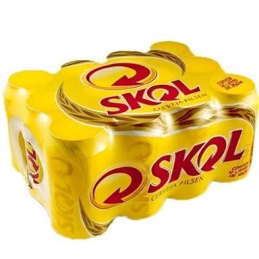 Imagem de pack cerveja skol 350 ml