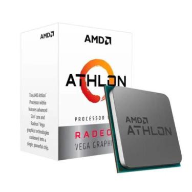 Imagem de Processador AMD Athlon 3000G 2-Core 4-Threads 3.5GHz Cache 5MB AM4 - Y
