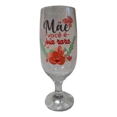 Imagem de Taça Vidro Personalizada Mãe Joia Rara 200ML - SIMAS