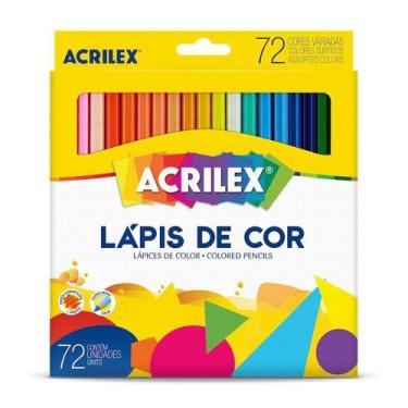 Imagem de Lápis De Cor Super Cobertura Acrilex c/ 72 Cores