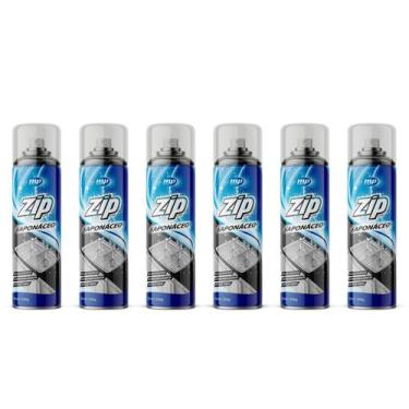 Imagem de Kit 6 Limpador Desengordurante e Polidor Saponáceo Zip Em Frasco 300ml