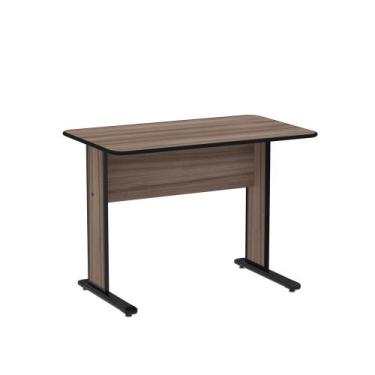 Imagem de Mesa Auxiliar Maxxi Pandin 90 Cm Walnut e Preto