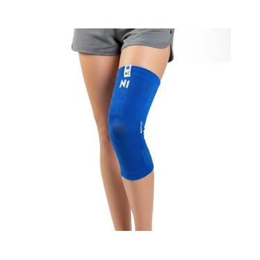 Imagem de Protetor de Joelho N1 Sport Azul Royal Tamanho P Joelheira Pro Licenciada Cruzeiro