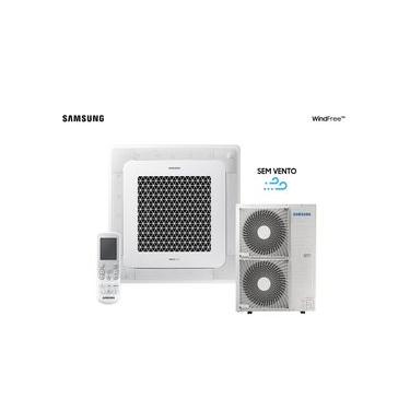 Imagem de Ar Condicionado Inverter Samsung Windfree Cassete 4 Via Sem Vento 48.000 Btus Quente/Frio 220v BRANCO / 220