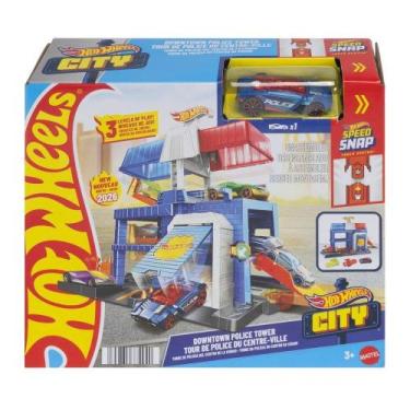Imagem de Pista hot wheels city torre de policia jhl74