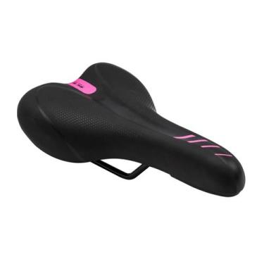 Imagem de Selim mtb gta preto/rosa s/carrinho