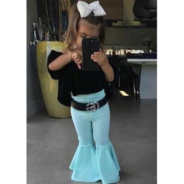 Imagem de calça branca infantil - artesanal
