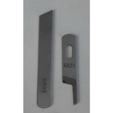 Imagem de Conjunto de Facas Superior e inferior para Overlock/Interlock KR23 e K