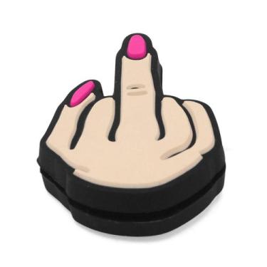 Imagem de Antivibrador Dedo Meio Educado Rosa - Pró Spin