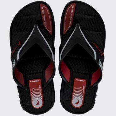 Imagem de Chinelo de Dedo Urbano Confort Masculino Rider Sprint 12015, Preto, Pr