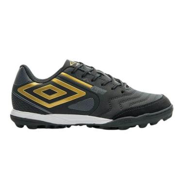 Imagem de Chuteira Masculina Society Umbro 1194039 Pro 5 Bump Club, Preto, Doura