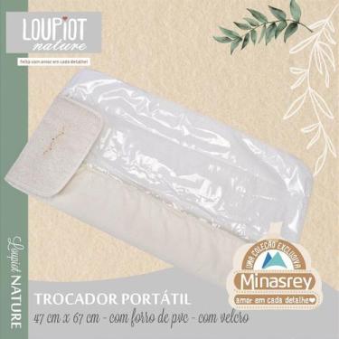 Imagem de Trocador Portátil Loupiot Nature Bege - 65 cm x 26 cm - MINASREY