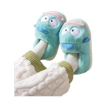 Imagem de Pantufas De Algodão Antiderrapantes Quentes De Inverno Para Uso Intern