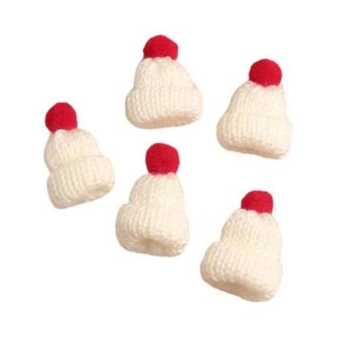 Imagem de Mini Chapéu De Papai Noel Enfeites Para Árvore De Natal 10 20 Peças De