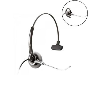 Imagem de Headset Felitron Stile Top Due Voice Auricular com Tubo de Voz Substituível Preto