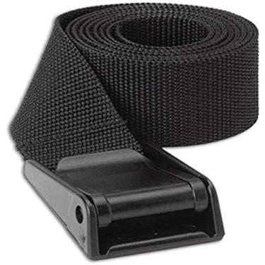 Imagem de Cinto de nylon preto Caddis de 3,8 cm