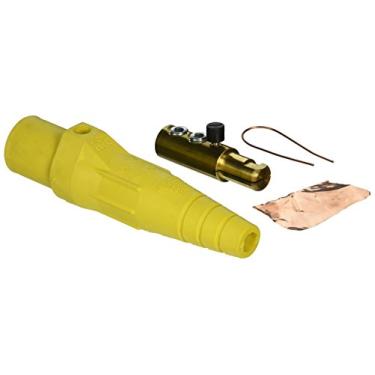 Imagem de Leviton 16D22-UY Série 16 nariz cônico, macho, contato e isolante, tipo cam, removível, amarelo