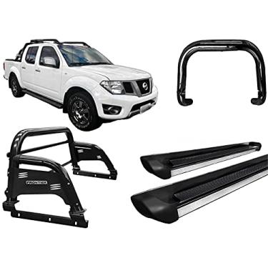 Imagem de KIT QUEBRA MATO+SANTO ANTONIO H3+ESTRIBO FONTIER 08/16 PRETO