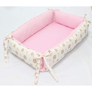 Imagem de Giz de Cor Confecções Ninho Redutor Urso Cabana Rosa Rosa