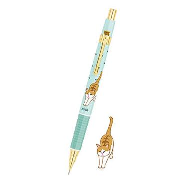 Imagem de Lapiseira Java Naong Kitty Cat Stationery 0,5 mm ouro 1 peça: 4 cores, Emerald Blue