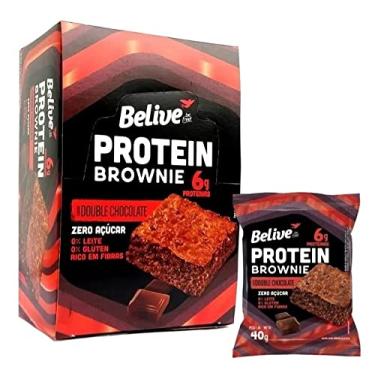 Imagem de Protein Brownie Double Chocolate Zero BELIVE 40g (10 und)