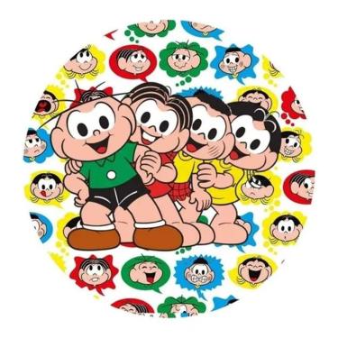 Imagem de Kit 6 Capas Sousplat Supla 35Cm Turma Da Monica