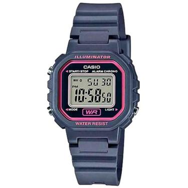 Imagem de Relógio Feminino Casio Digital Preto E Rosa La-20wh-8adf
