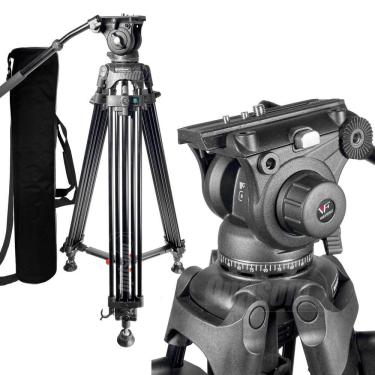 Imagem de Tripé Profissional De Vídeo Wf-616 Cabeça Hidráulica 8kg + Bag
