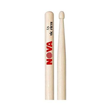 Imagem de BAQUETA NOVA 5A PONTA DE MADEIRA N5A VIC FIRTH