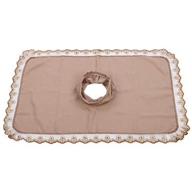 Imagem de Lençol De Mesa De Massagem, Lençol De Cama De Massagem De Spa De Beleza Com Furo, Capa De Mesa De Massagem, Capa De Cabeça De Spa Sabanas Para De Mesa De Massagem (Bronzeado Macio)