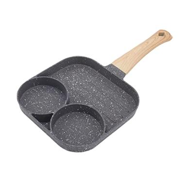 Imagem de Frigideira para ovo de 4 furos, omelete para hambúrguer, omelete, acampamento ao ar livre (para fogão a gás e indução)
