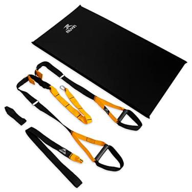 Imagem de Kit Funcional Colchonete de Espuma D80 Muvin + Fita de Suspensão Muvin - Faixa de Resistência - Fita de Treinamento Suspenso - Academia – Exercícios - Ginástica – Fitness Funcional