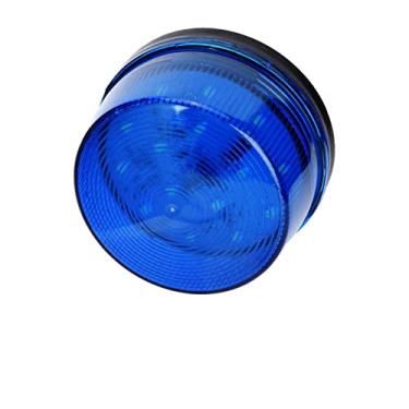 Imagem de Tangxi LED azul 12 V alerta de emergência piscante estroboscópio de segurança para avisos de bloqueio de estrada, alarmes de roubo, compatível com de alarme de rede