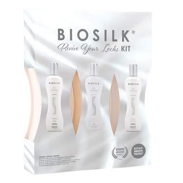 Imagem de BioSilk Kit Revive Your Locks Kit. Original Silk Therapy 200 ml, Shampoo de Seda 200 ml e Condicionador Terapêutico da Seda 200 ml (kit contém 3 produtos), 7 onças fluidas
