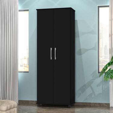 Imagem de Armário Multiuso 2 Portas Arezzo J&A Móveis Preto