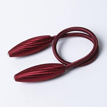 Imagem de Suportes de cortina Fivela de cortina de metal Cinta de cortina sem perfuração Corda de cortina simples de estilo europeu, T12,2 PCS
